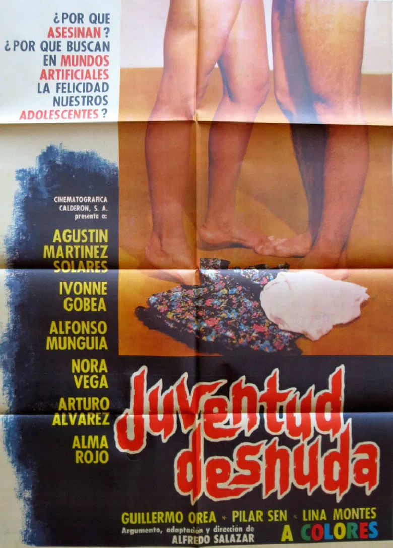 Juventud desnuda poster background