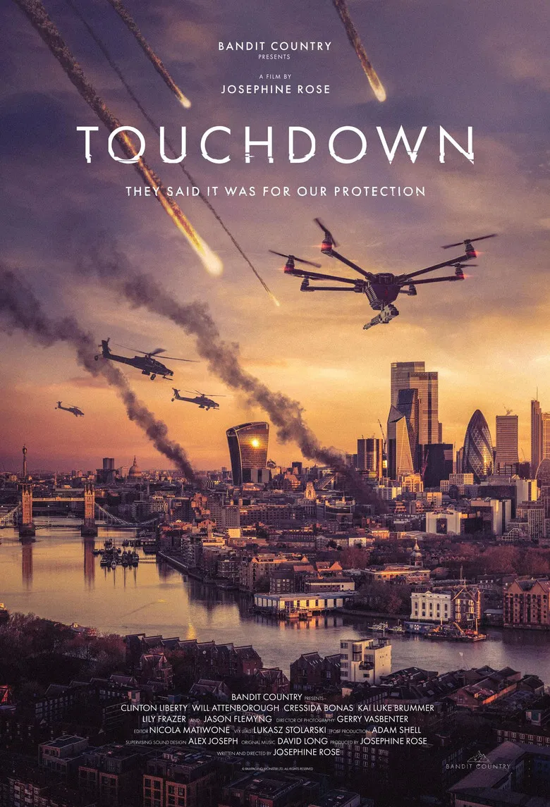 Touchdown poster background