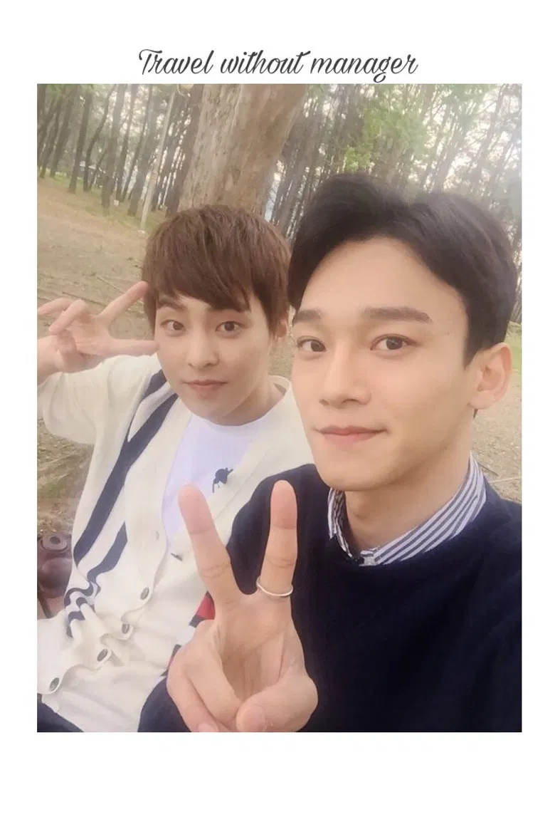 Travel Without Managers poster background