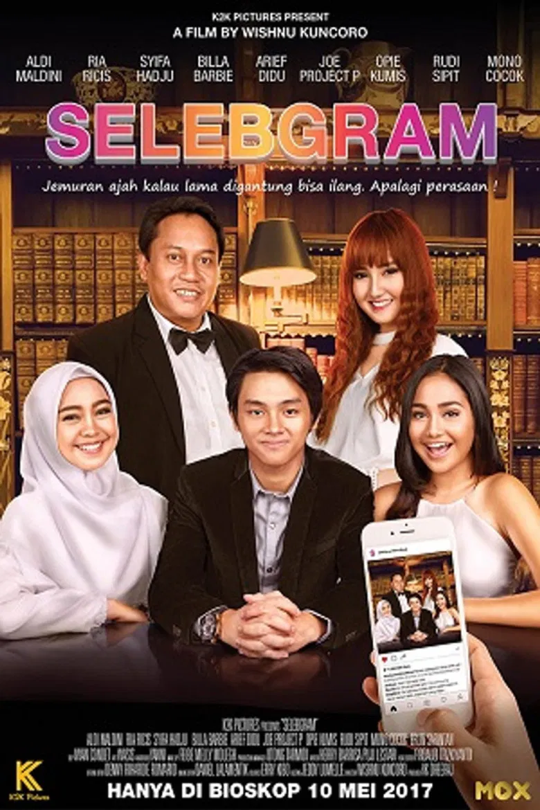 Selebgram poster background