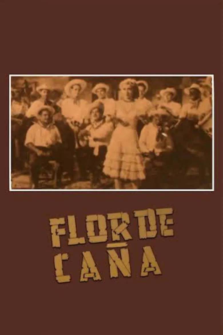Flor de caña poster background