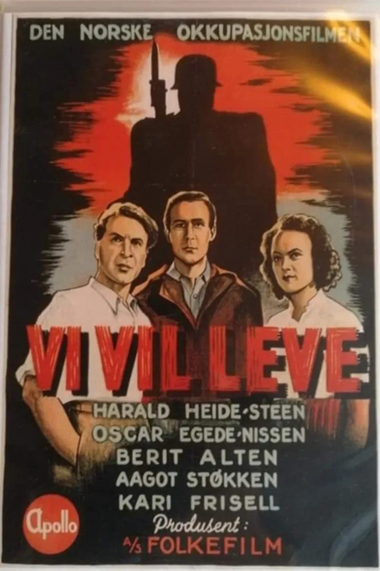 Vi vil leve poster background