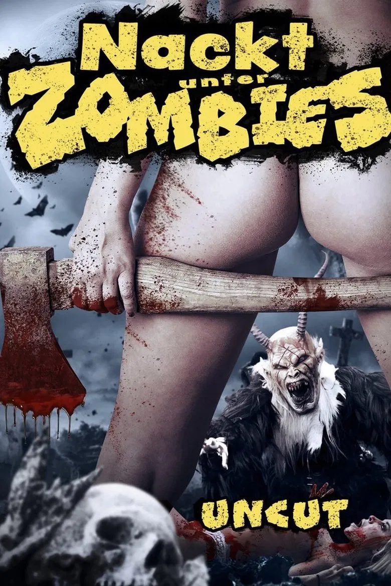 Nackt unter Zombies poster background