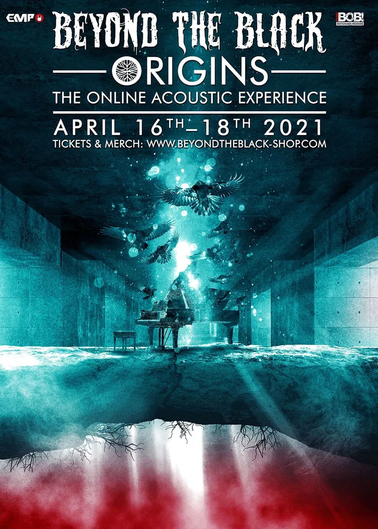 Beyond the Black: Origins - The Online Acoustic Experience 2021 poster background