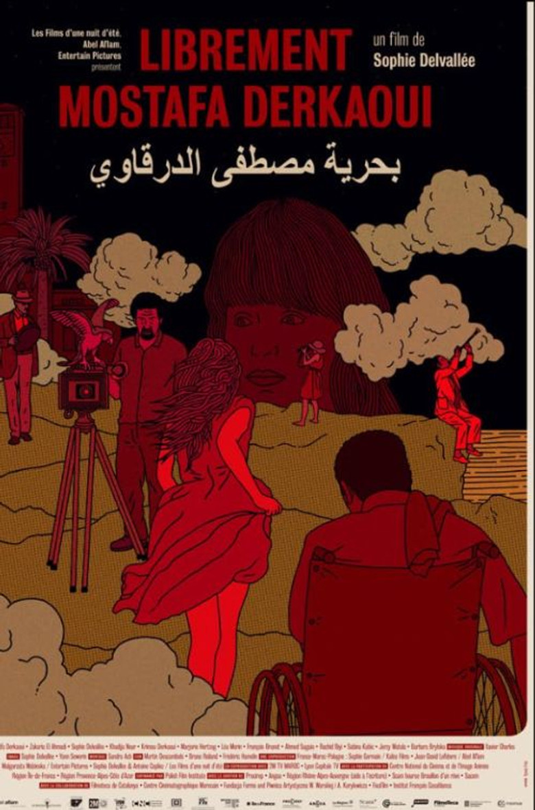 Librement Mostafa Derkaoui poster background