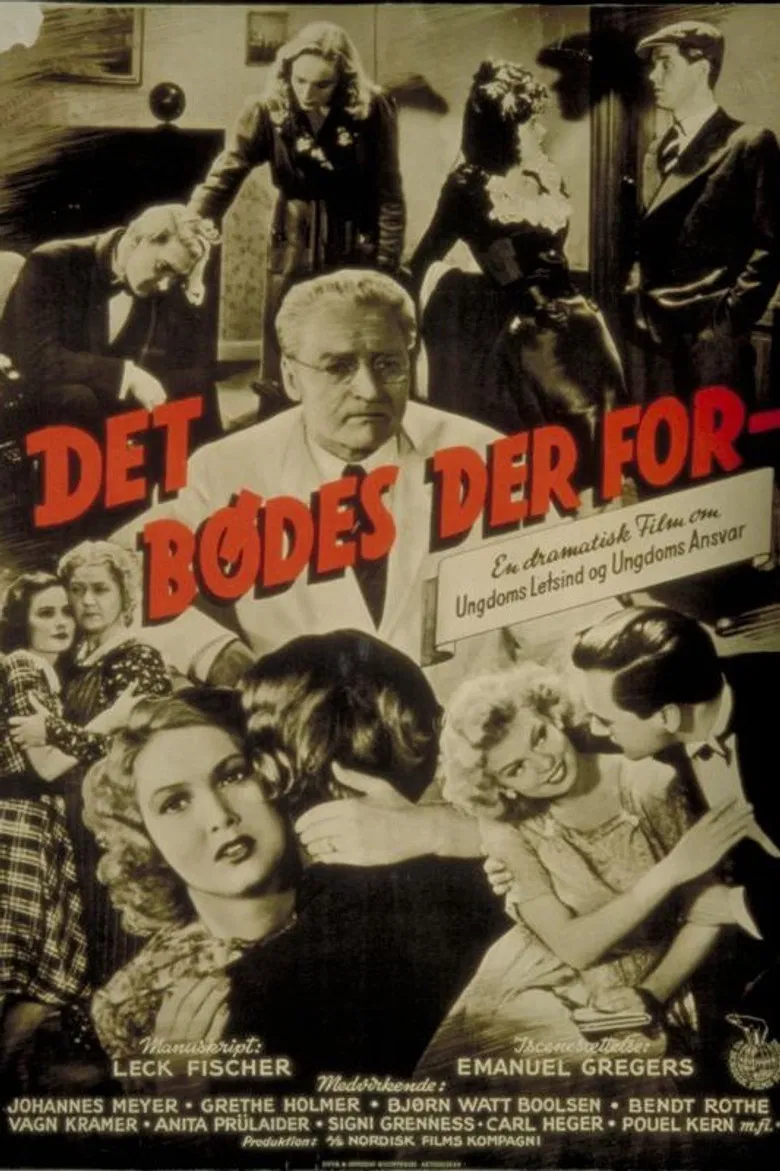 Det bødes der for poster background