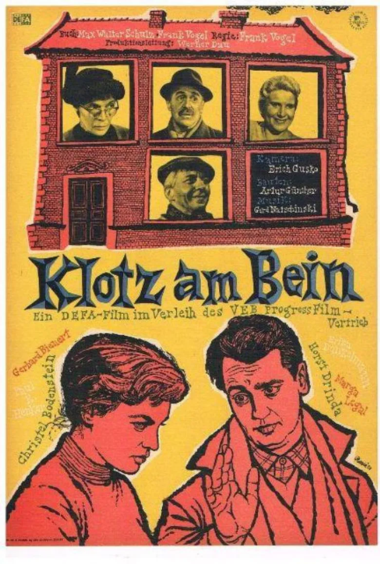 Klotz am Bein poster background