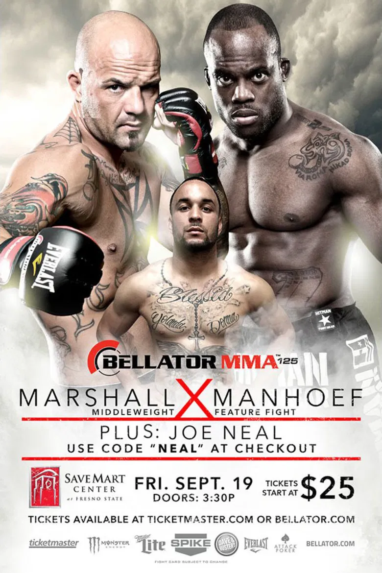 Bellator 125 poster background