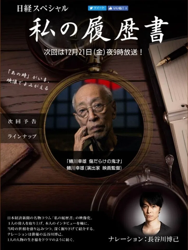 蜷川幸雄　傷だらけの鬼才 poster background