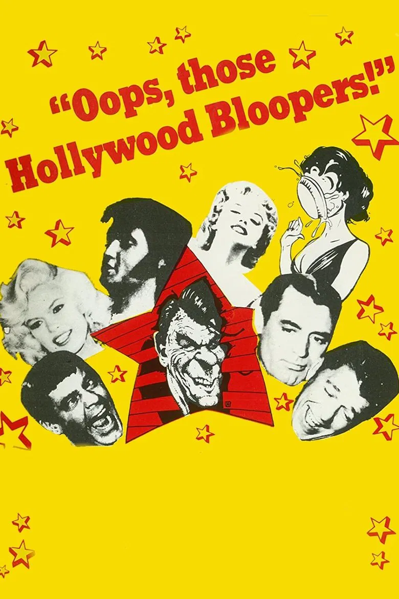 Oops, Those Hollywood Bloopers! poster background