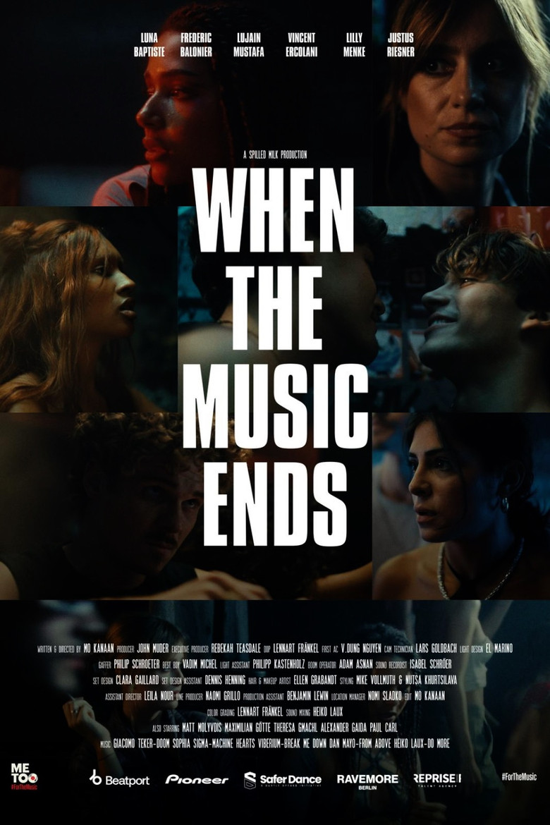 When the Music Ends poster background
