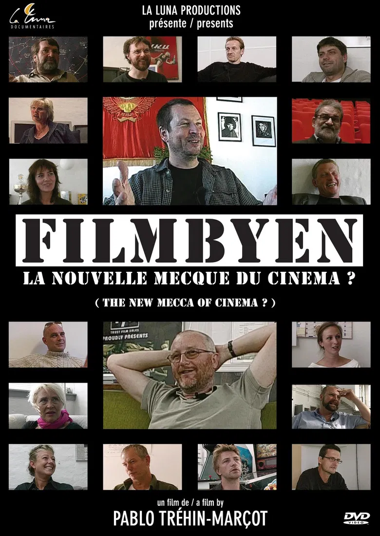 Filmbyen: The New Mecca of Cinema poster background
