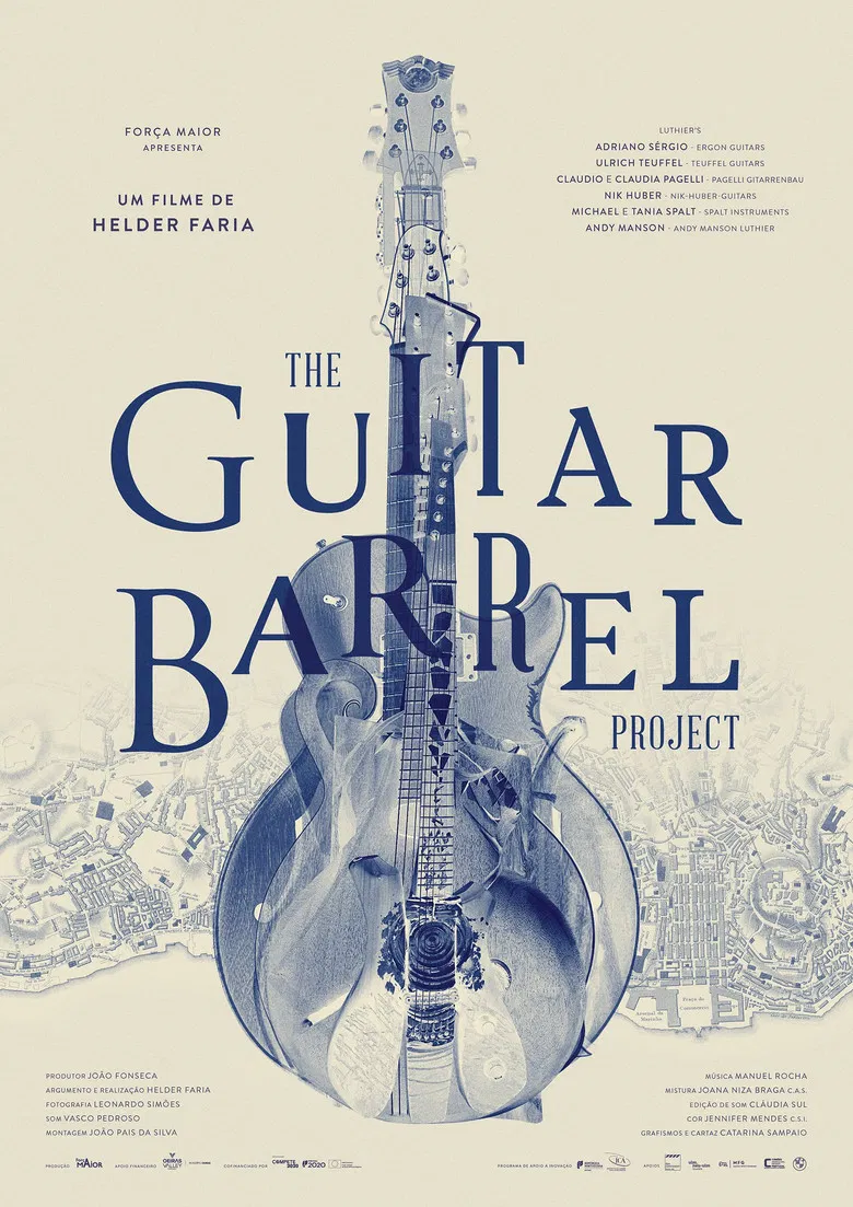 The Guitar Barrel Project poster background