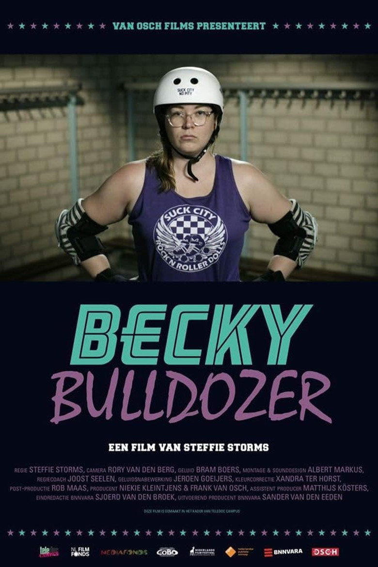 Becky Bulldozer poster background