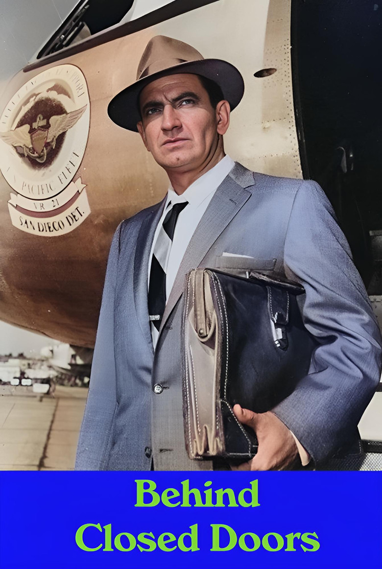 Behind Closed Doors poster background