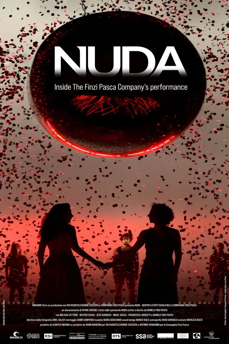 Nuda - Inside the Finzi Pasca Company’s show poster background
