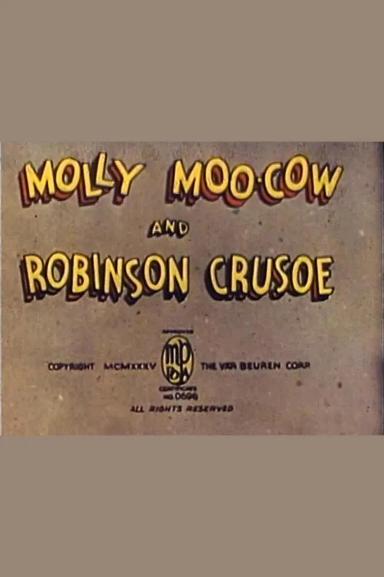 Molly Moo-Cow and Robinson Crusoe poster background