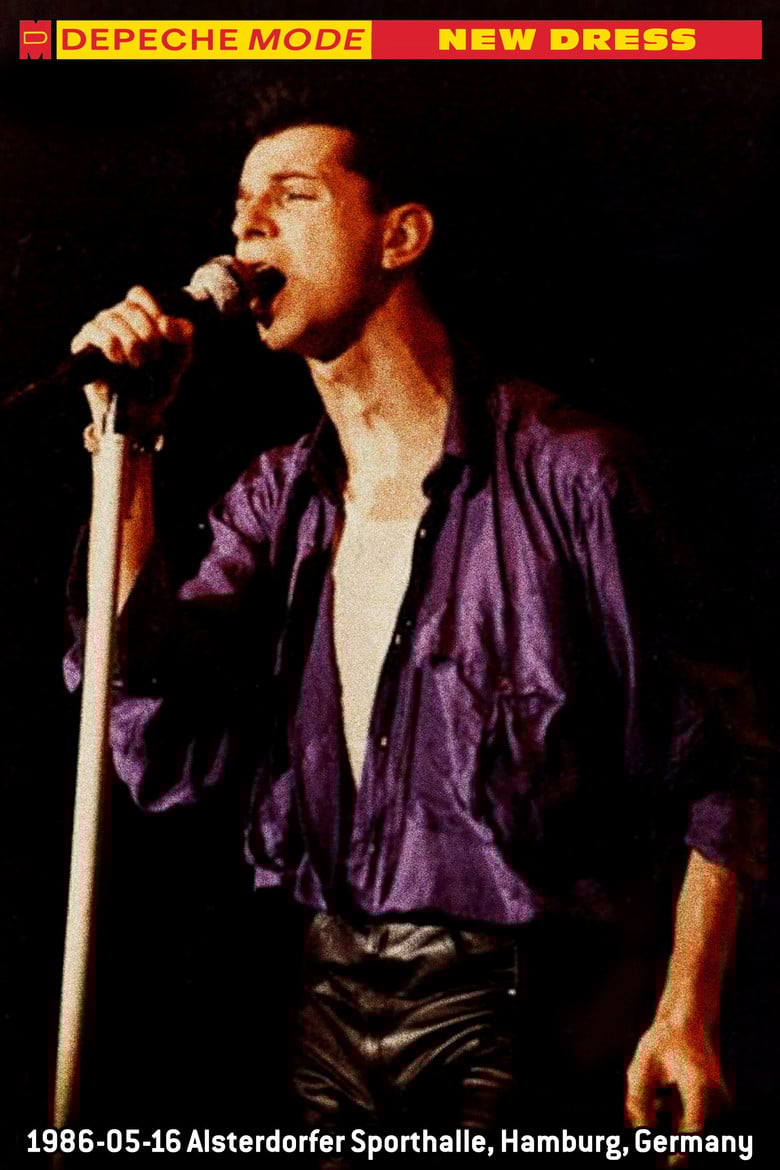 Depeche Mode: New Dress · Hamburg poster background