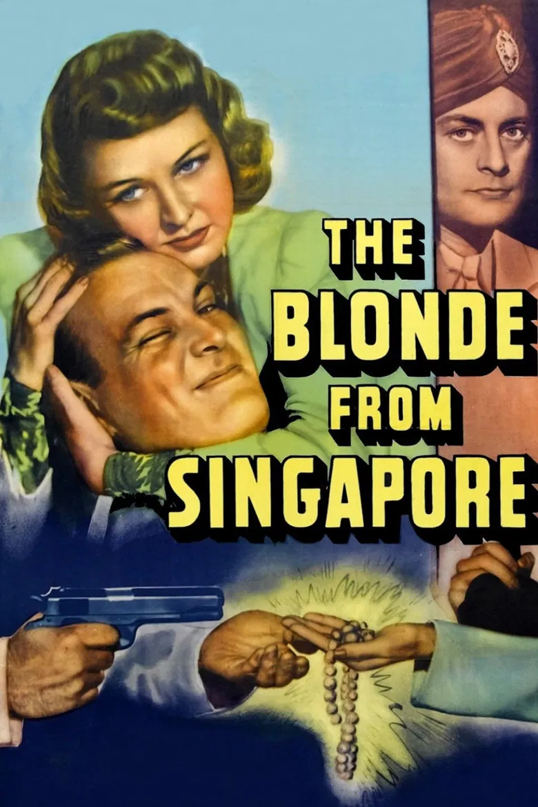 The Blonde from Singapore poster background