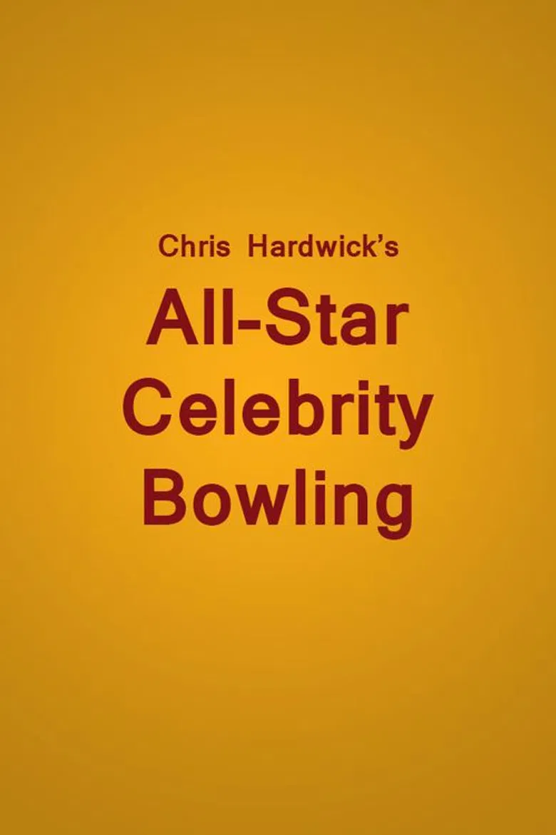 Chris Hardwick's All Star Celebrity Bowling poster background