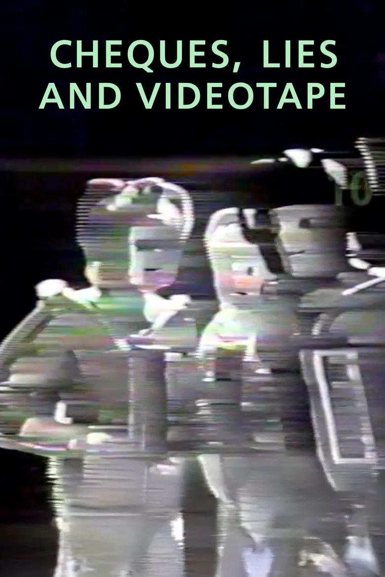 Cheques, Lies and Videotape poster background