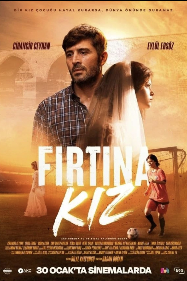Fırtına Kız poster background