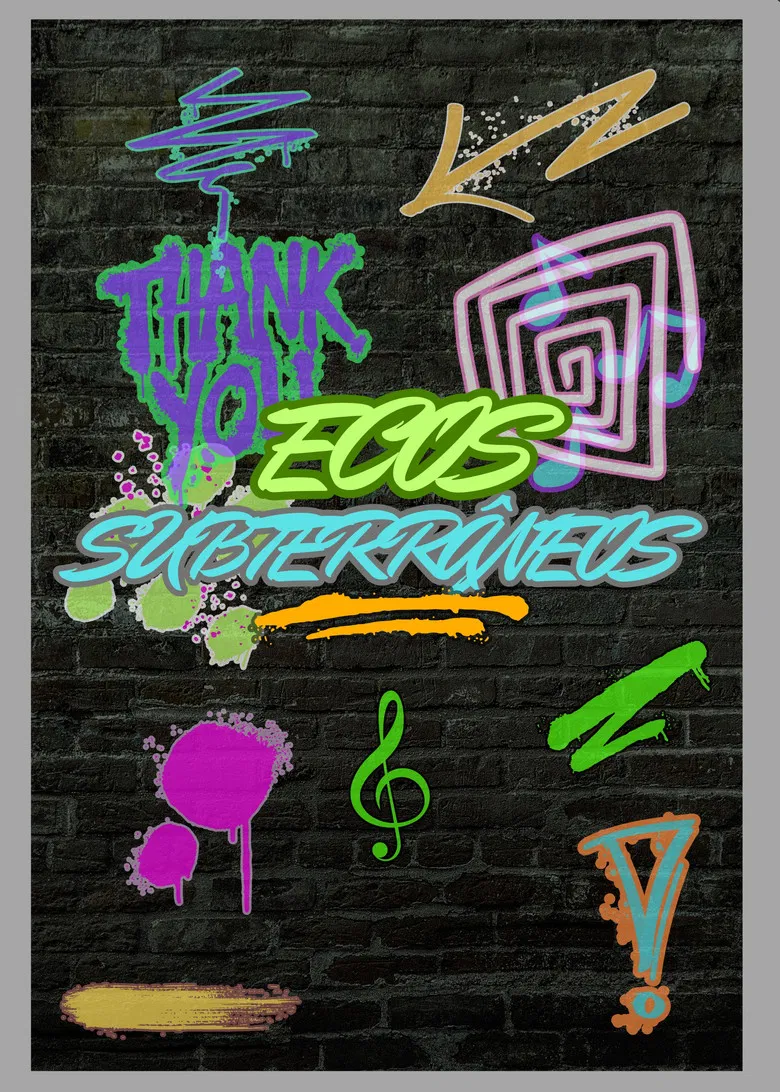Ecos Subterrâneos poster background