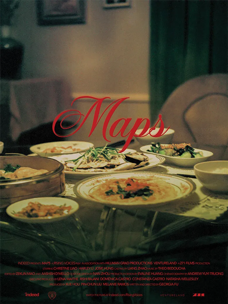 Maps poster background