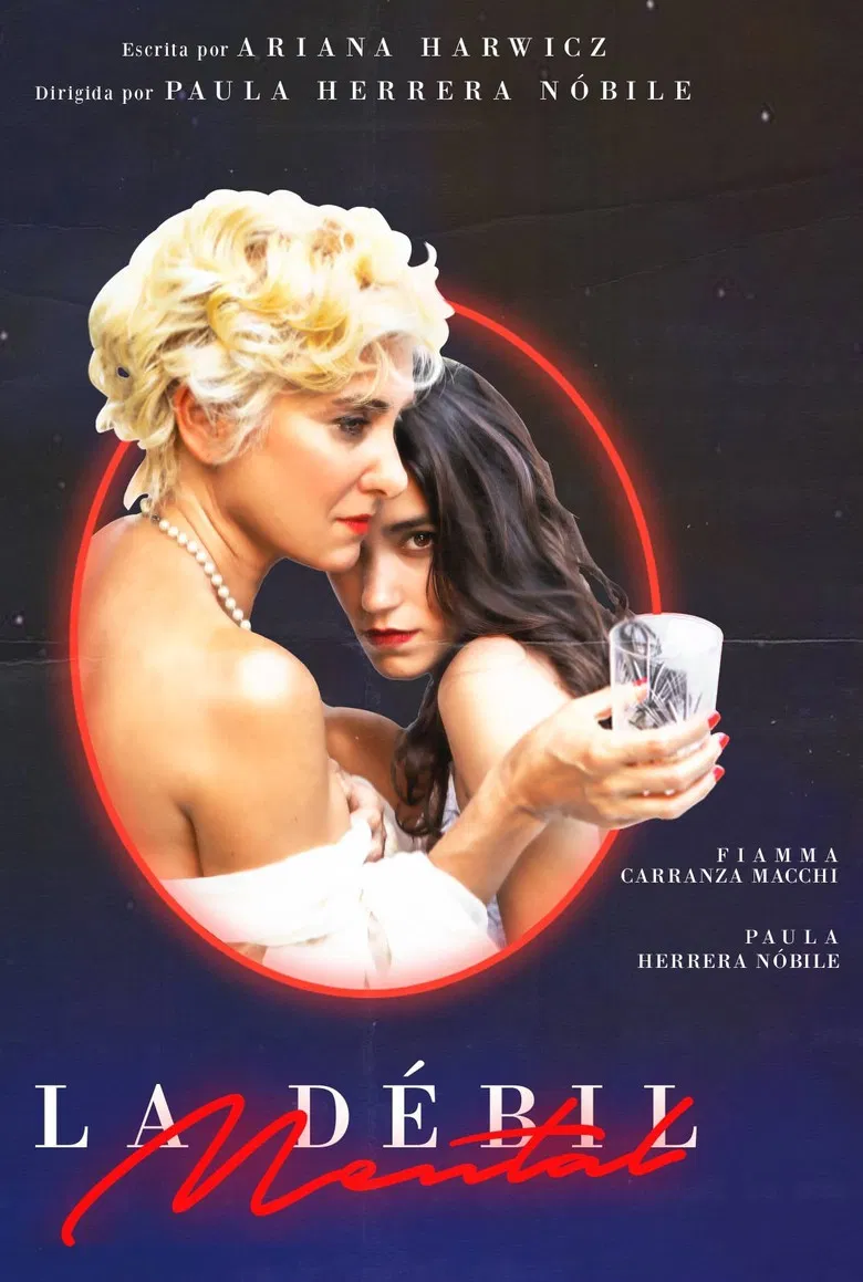 La débil mental poster background