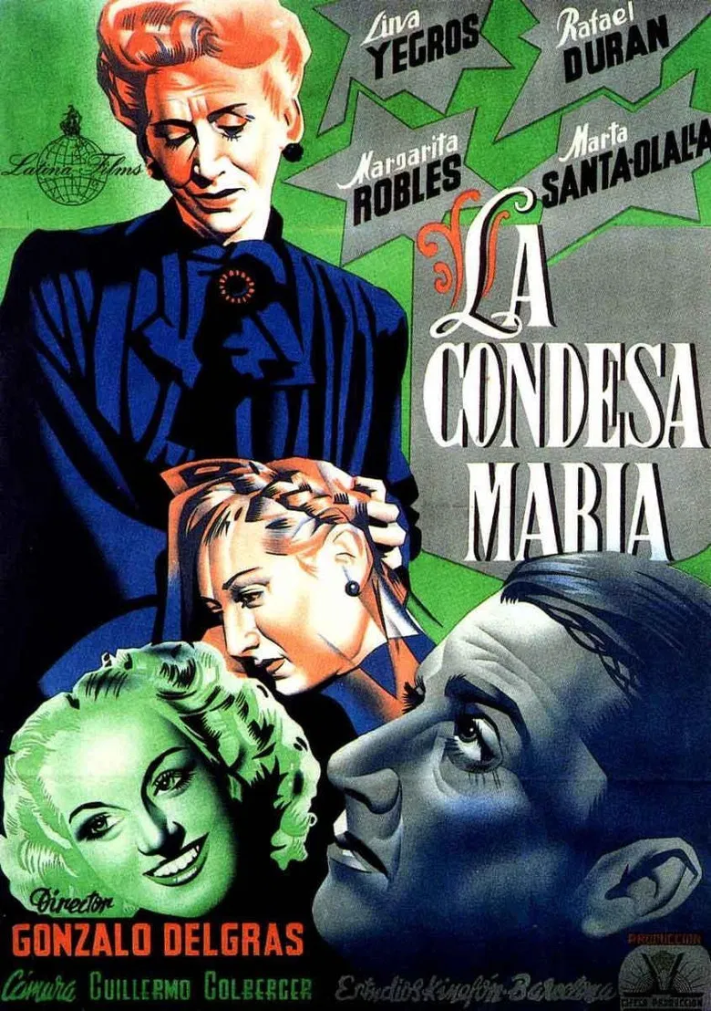 La condesa María poster background