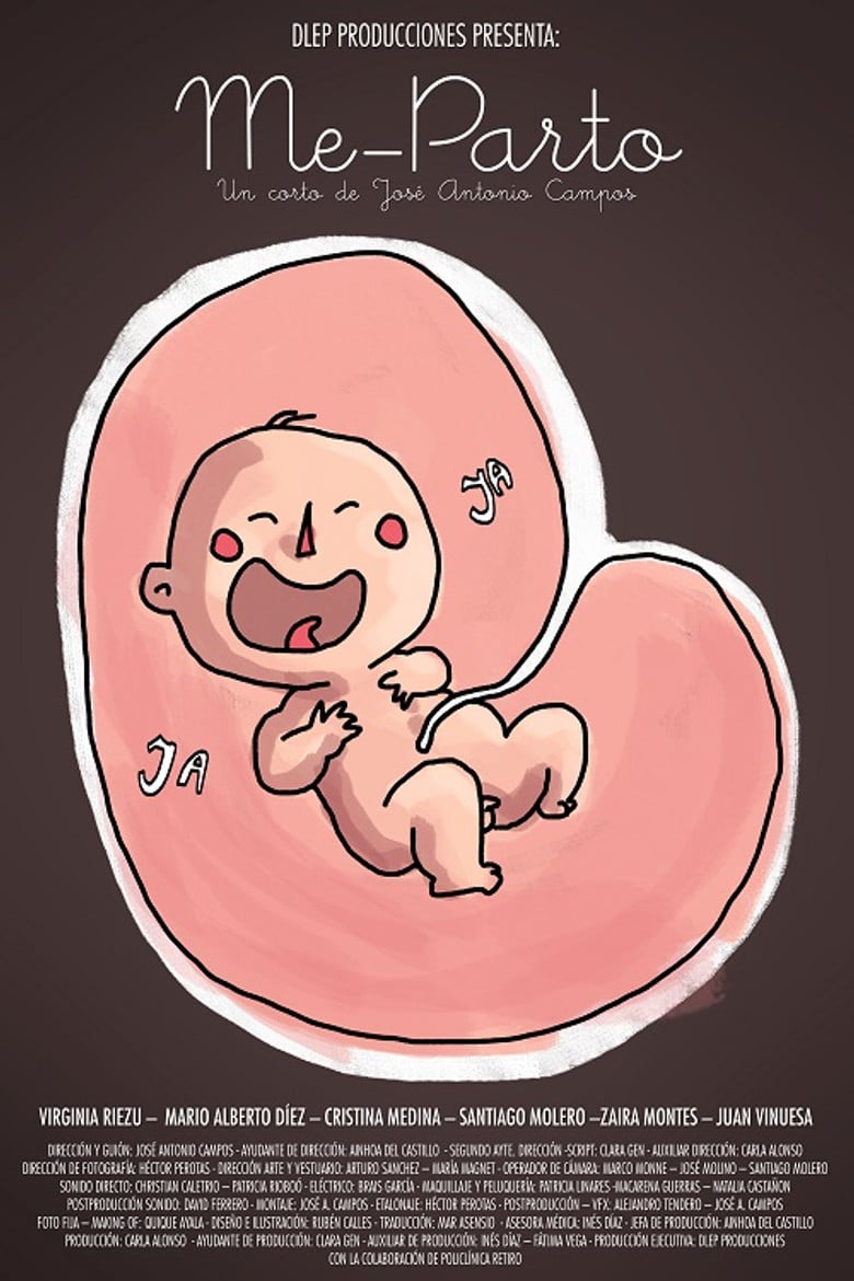 Me parto poster background