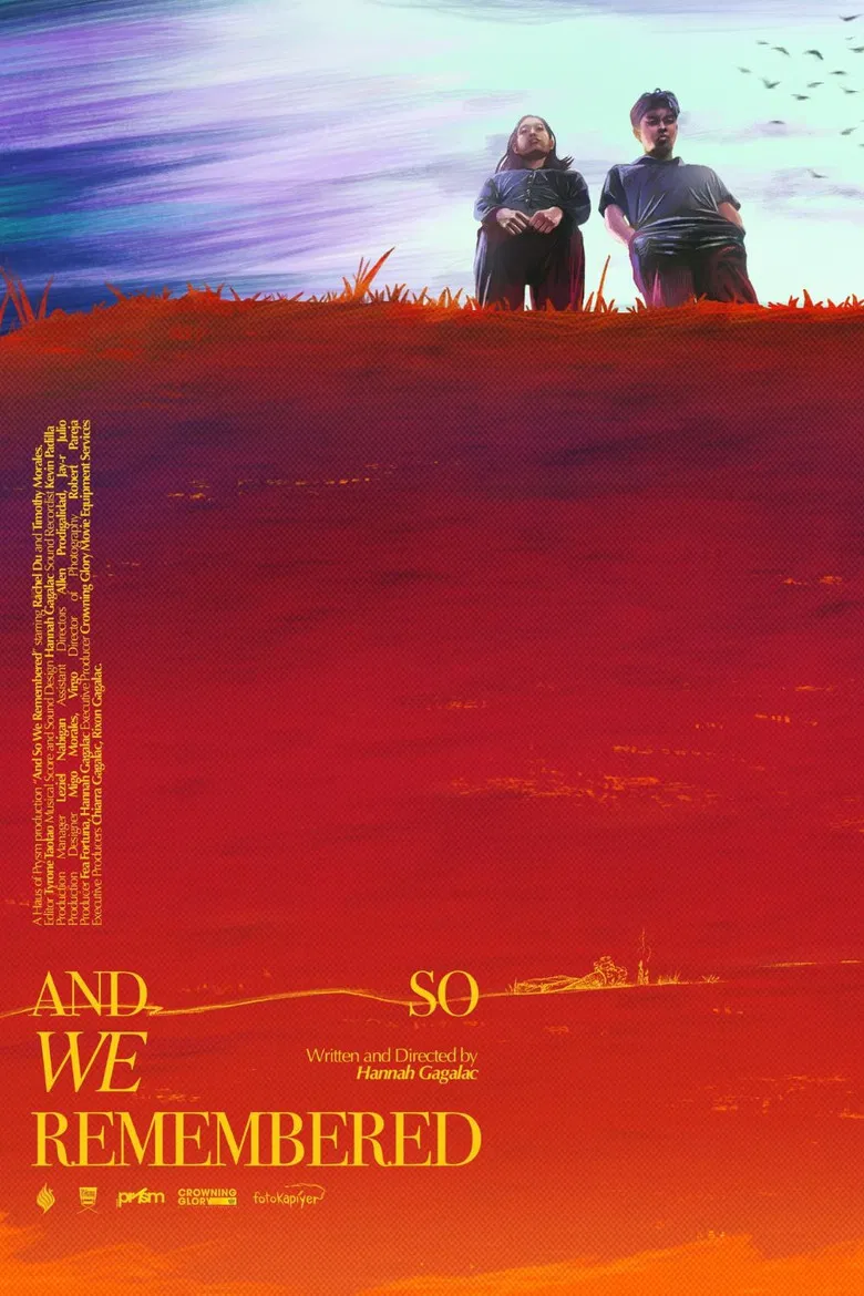 and so we remembered poster background
