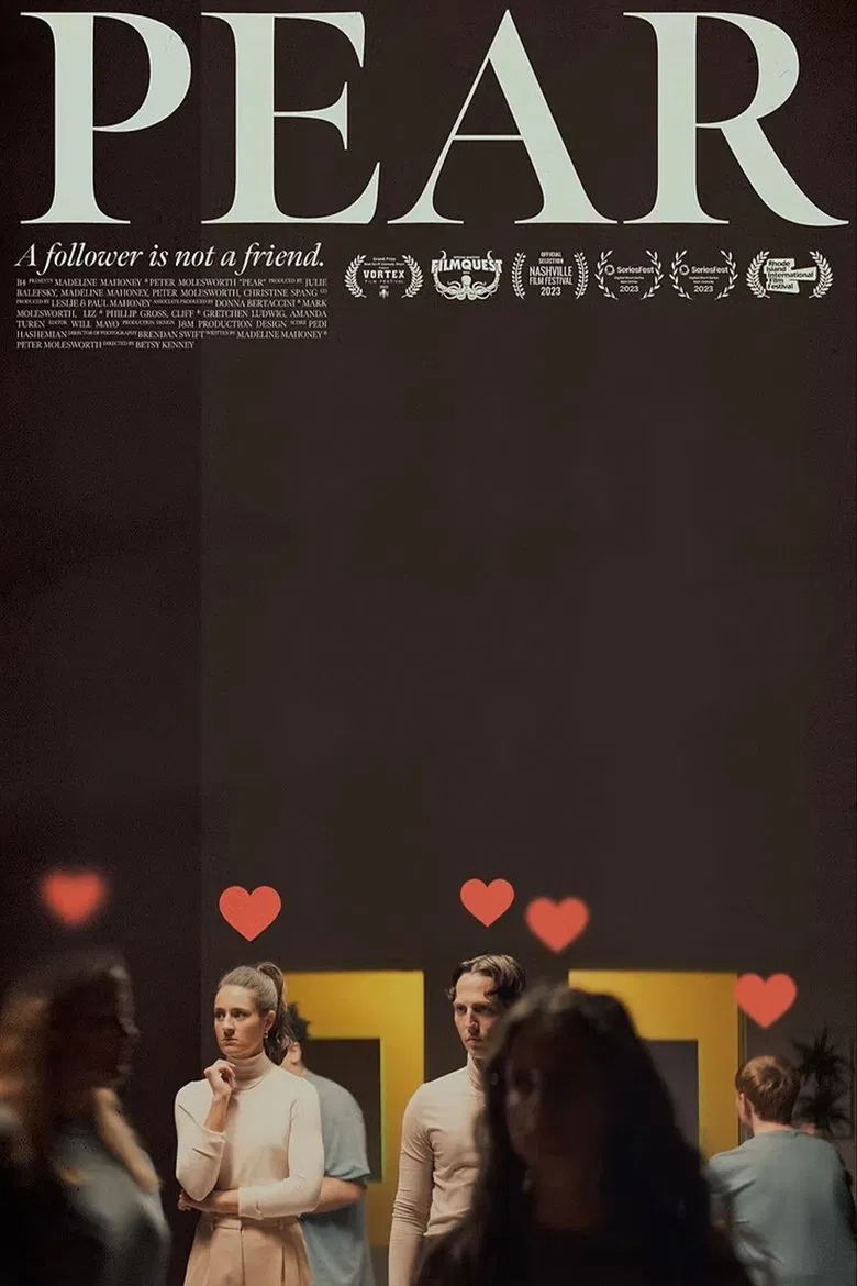 Pear poster background