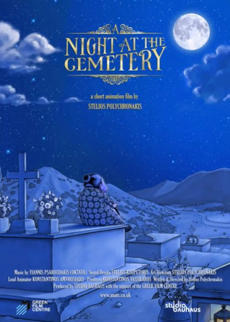 A Night at the Cemetery poster background