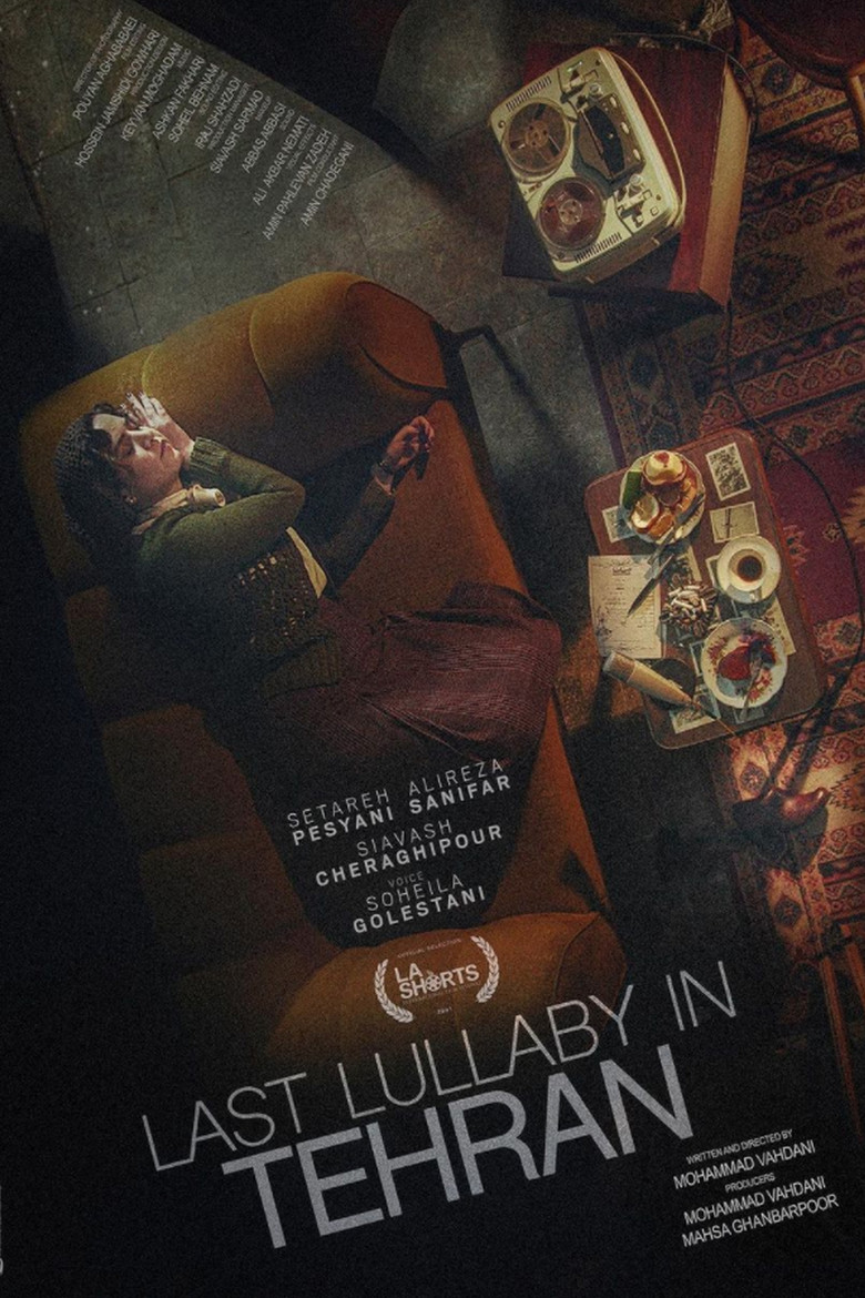 Last Lullaby in Tehran poster background