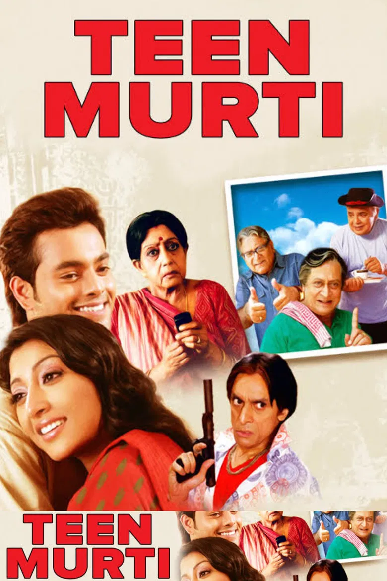Teen Murti poster background