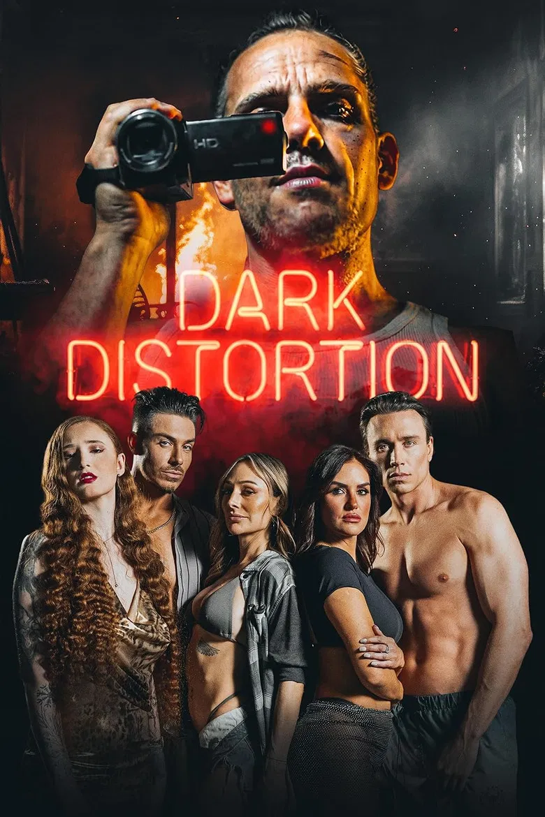 Dark Distortion poster background