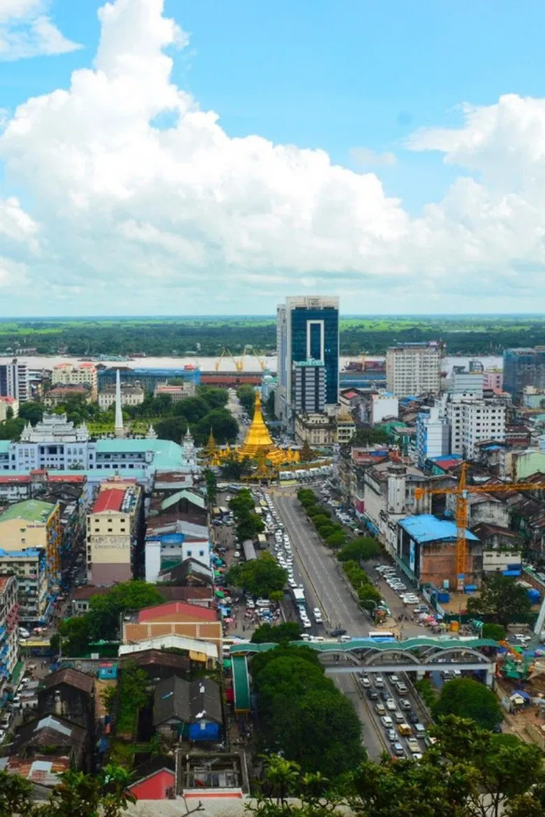 Yangon, the City Where We Live poster background