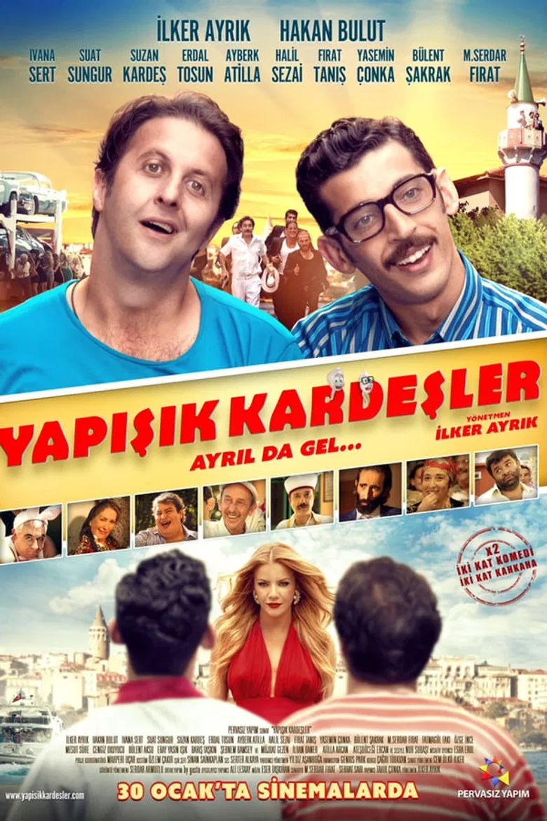 Yapışık Kardeşler poster background