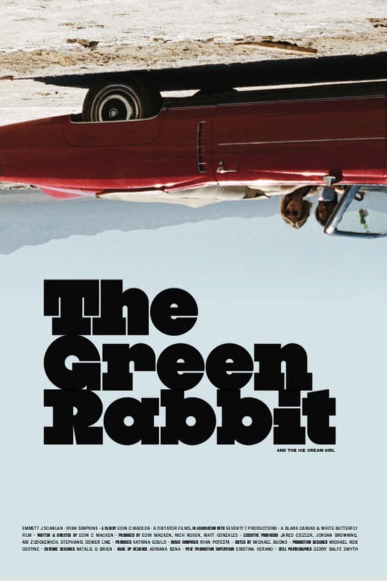 The Green Rabbit & The Ice Cream Girl poster background