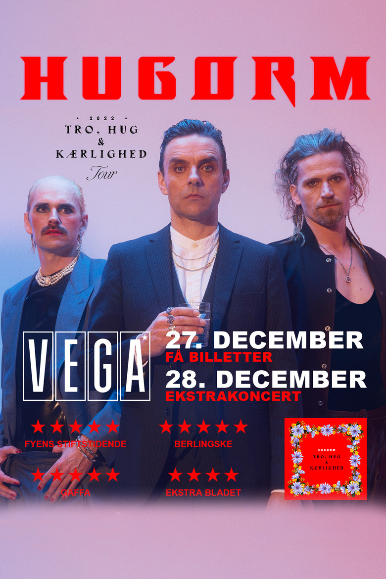 HUGORM - Live at VEGA 28.12.2022 poster background