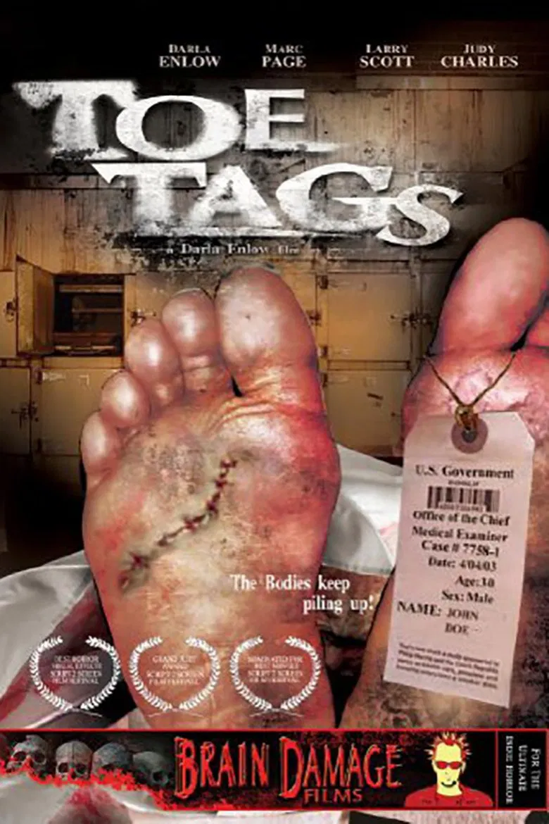 Toe Tags poster background