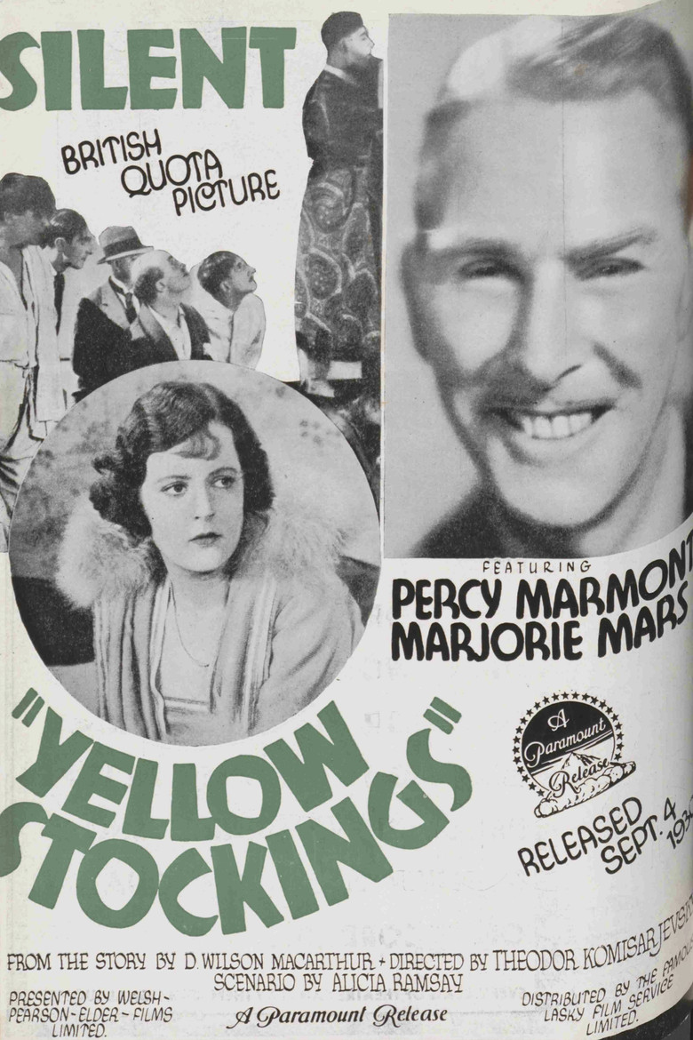 Yellow Stockings poster background