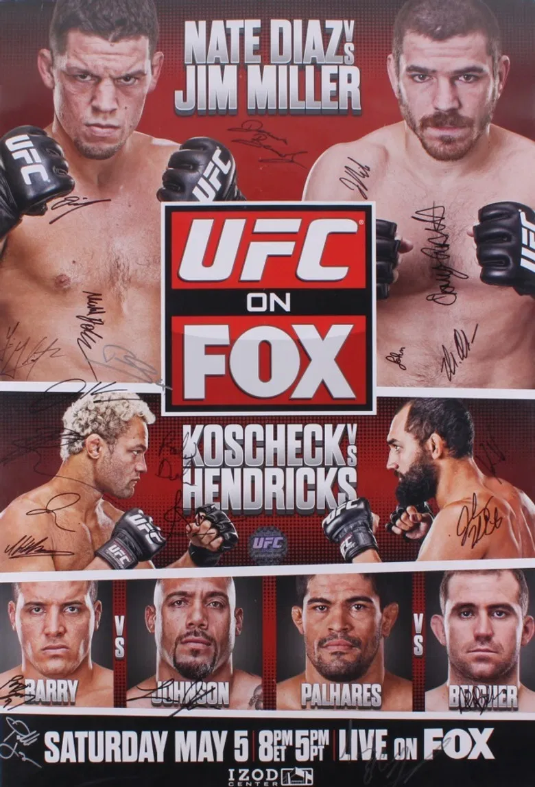 UFC on Fox 3: Diaz vs. Miller poster background