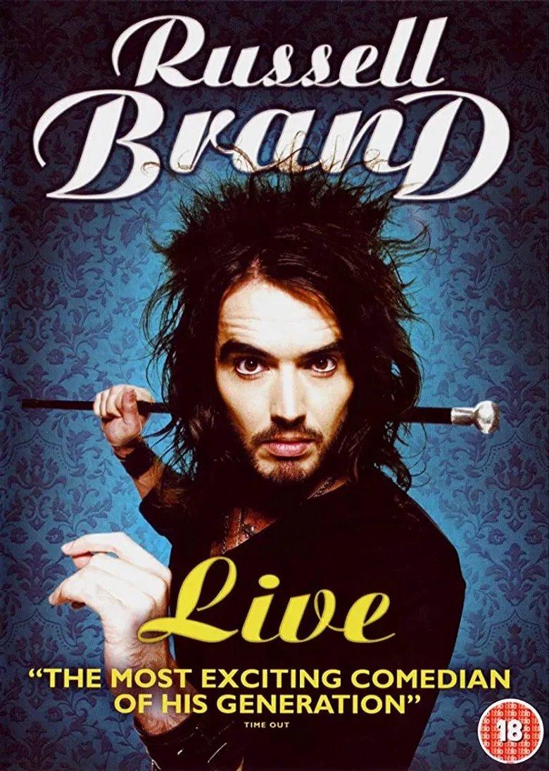 Russell Brand: Live poster background