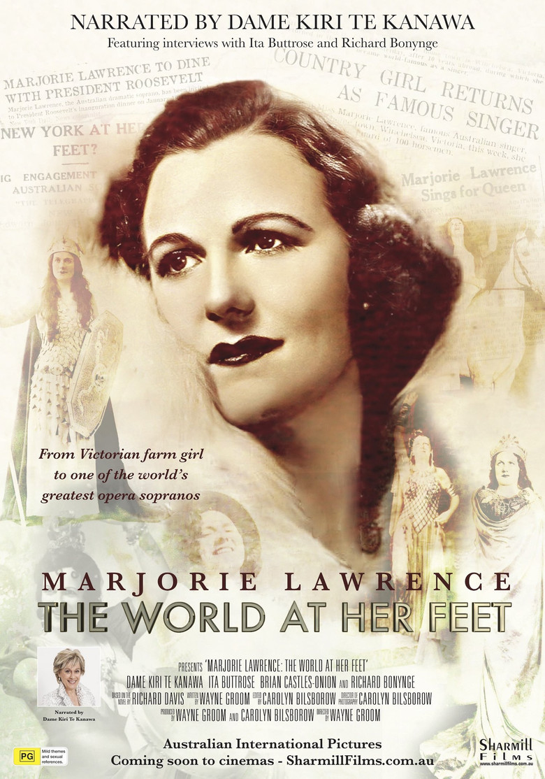 Marjorie Lawrence: The World at Her Feet poster background