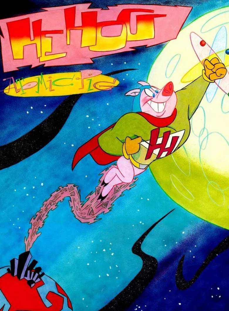He-Hog the Atomic Pig poster background