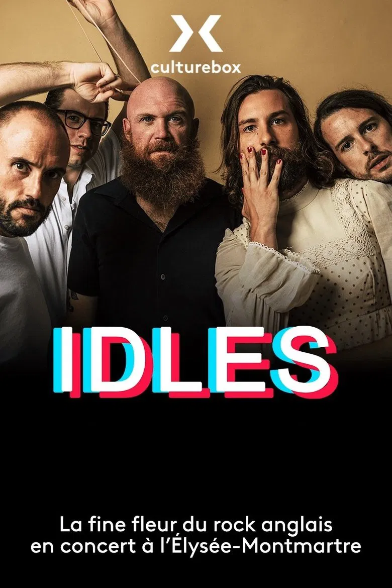 IDLES en concert à l’Élysée-Montmartre poster background