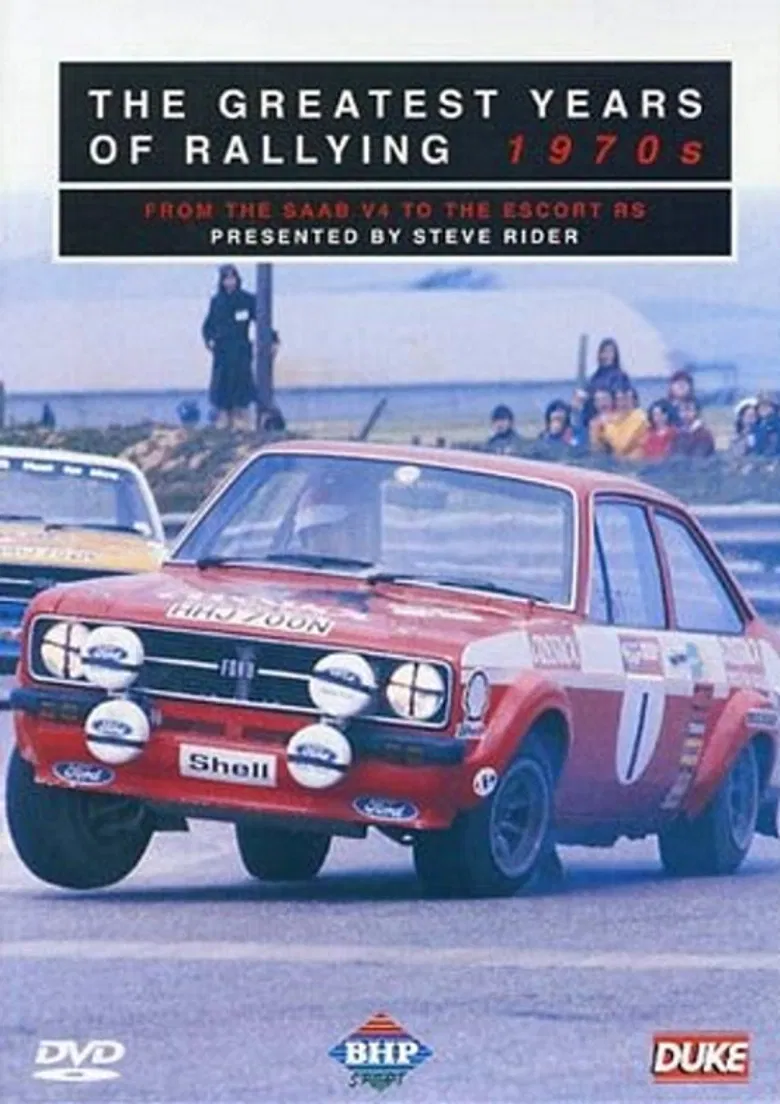 Greatest Years of Rallying 1970s poster background