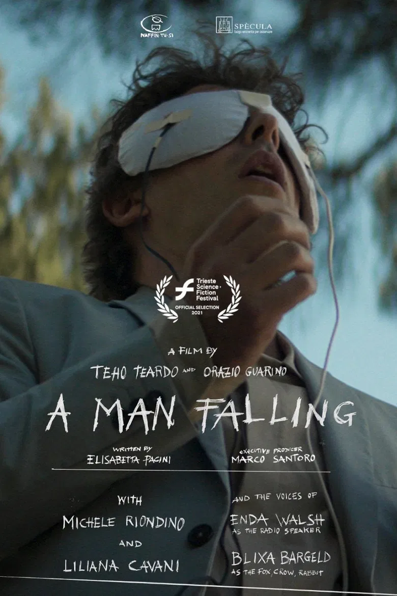 A Man Falling poster background